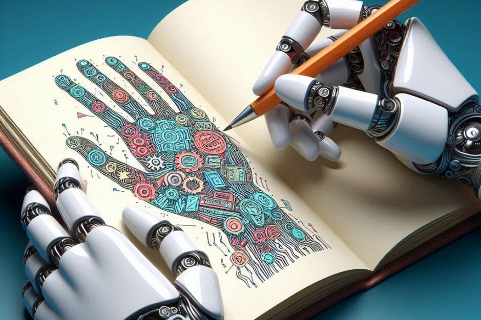 Buchcover mit KI