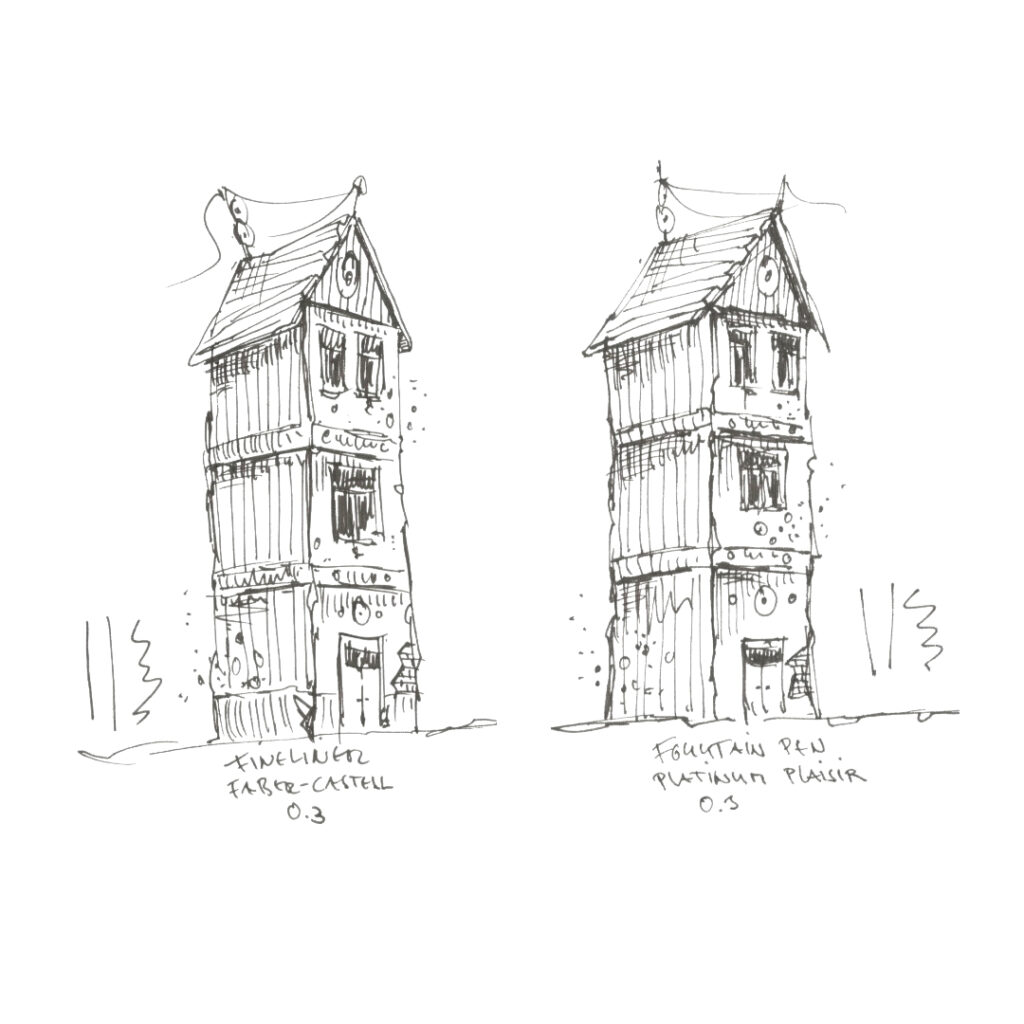 Fineliner vs. Füllfederhalter